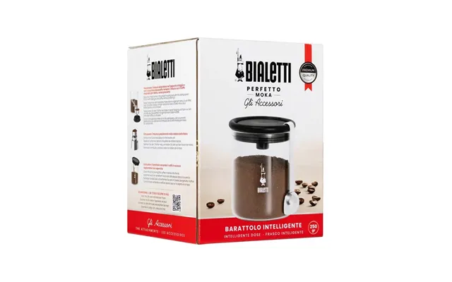 Bialetti Mocha Coffee Jar 250 G With Cap Glass