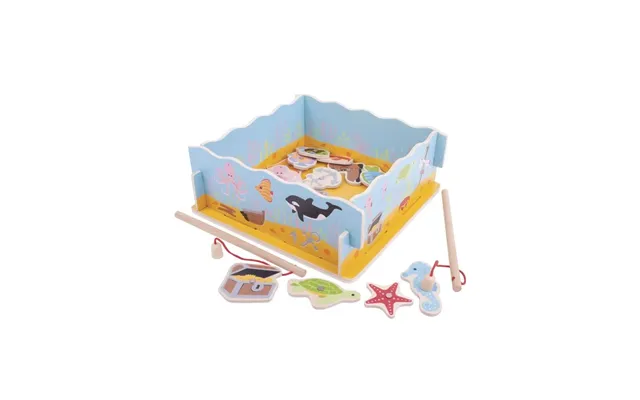 Bigjigs Wooden Magnetic Fishing Game