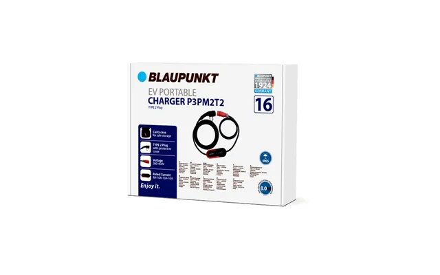 Blaupunkt P3pm2t2 Bærbar Oplader Til Elbiler - Type 2