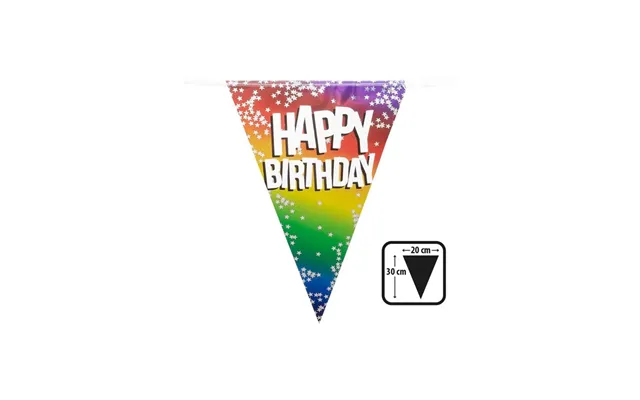 Boland Happy Birthday Bunting 6m