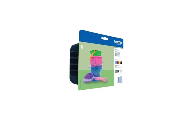 Brother Lc221valbp Lc 221 Value Pack 4-pack Ink - Blækpatron Cyan