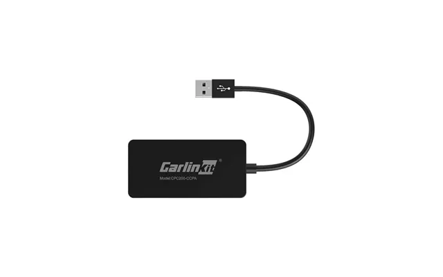 Carlinkit Ccpa Wireless Adapter Apple Carplay Android Auto - Black