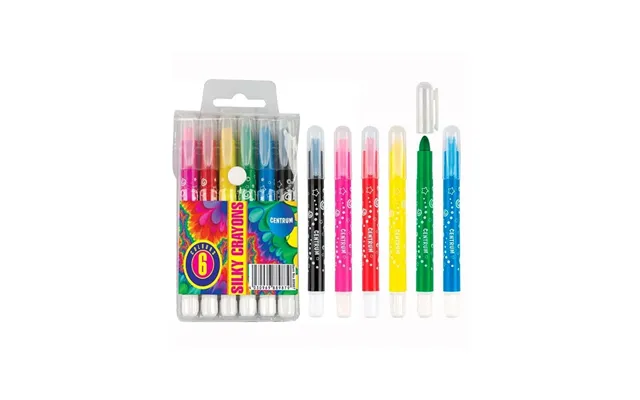 Centrum Farvekridt Silky Crayon Art 6 Stk.
