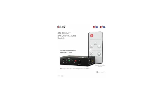 Club 3d Csv-1381 - Video Audio Switch