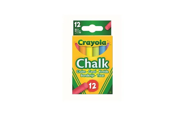 Crayola Washable Chalk Coloured 12 Pcs