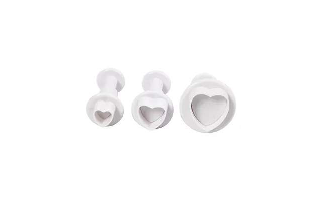 Creativ Company Cutouts With Stamp Heart 3pc.