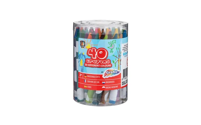 Creative Craft Group Wax Crayons 40 Pcs.