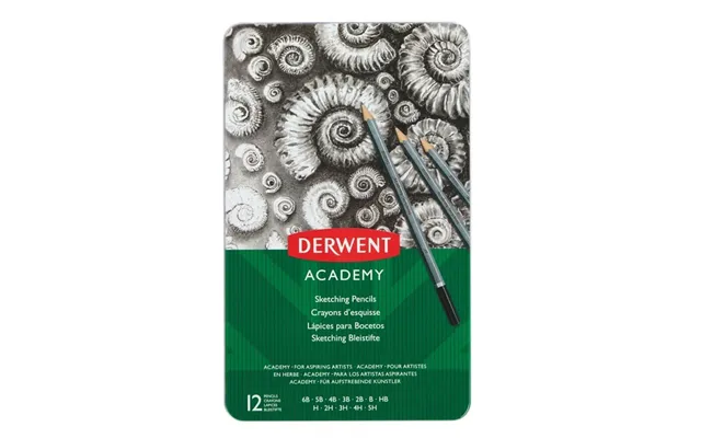 Derwent Skitseblyanter Etui Med 12 Stk.