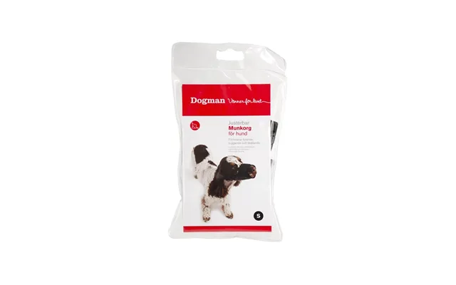 Dogman Dog Muzzle Black Nylon S Snout Size 20-25cm