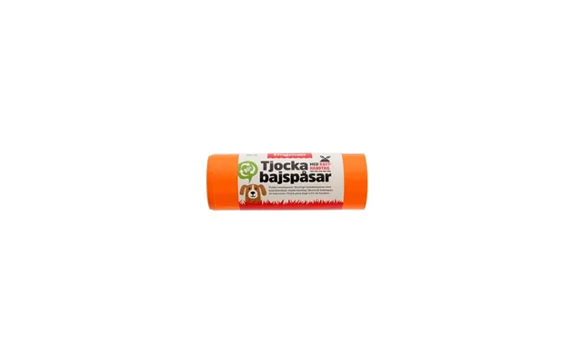 Dogman Hundeposer Med Hank 50-pack Orange