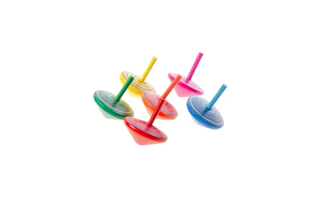 Duckiez Wooden Spinning Top Colored