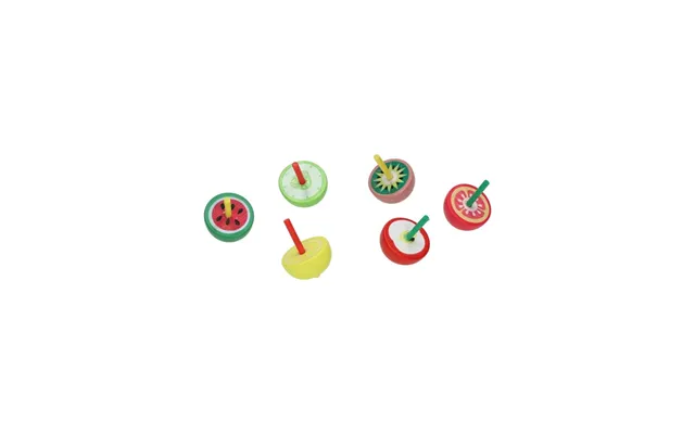 Duckiez Wooden Spinning Top Fruit Theme