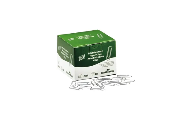 Durable Papirclips 32 Mm Zinkbelagt 1000 Stk.