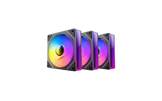 Dutzo Inf 120 Pwm Argb Reverse 3-pack - Kabinet Køler