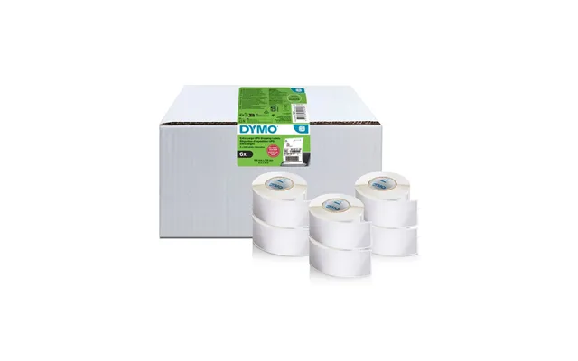 Dymo Labelwriter 104 Mm X 159 Mm Store Forsendelsesetiketter - Hvide