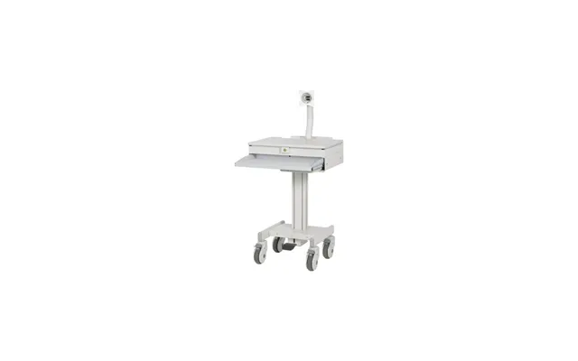 Eaton Series Mobile Workstation With Monitor Arm Casters Locking Drawer Taa