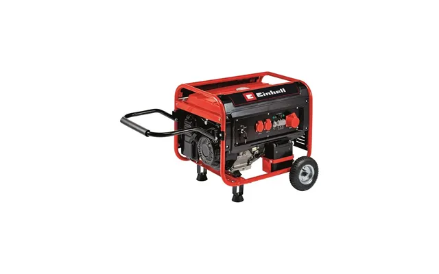 Einhell Tc-pg 65 E5 Benzindrevet Generator Med 2x230 Volt Og 1x400 Volt