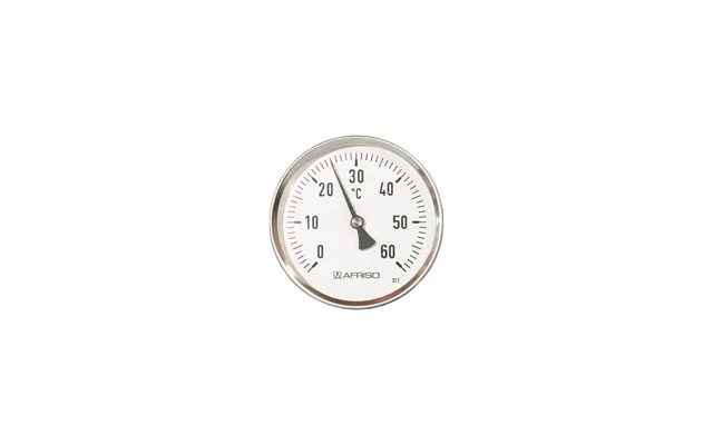Erik Færgemann Kemi Skivetermometer Ø63 12 X 63 Mm 0-120 C Uden Dykrør