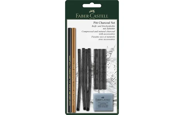 Faber-castell Pitt Charcoal Pencil Kul Knetg. Bk