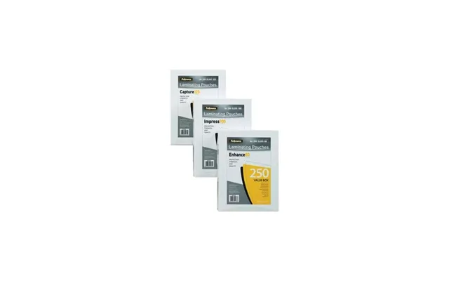 Fellowes Laminating Pouches Enhance 80 Micron