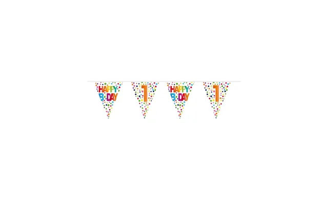 Folat Bv Flag Line Confetti 1 Year 10 Meters.