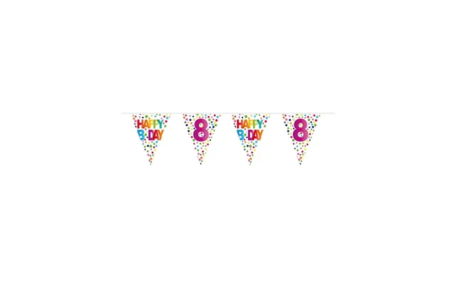 Folat Bv - Flag Line Confetti 8 Years 10 Meters.