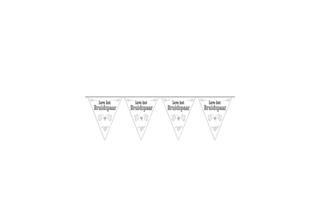 Folat Bv Flag Line Long Live The Bride And Groom 10 Meters