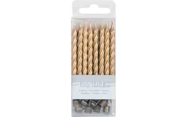 Folat Bv Golden Candles 16pcs.