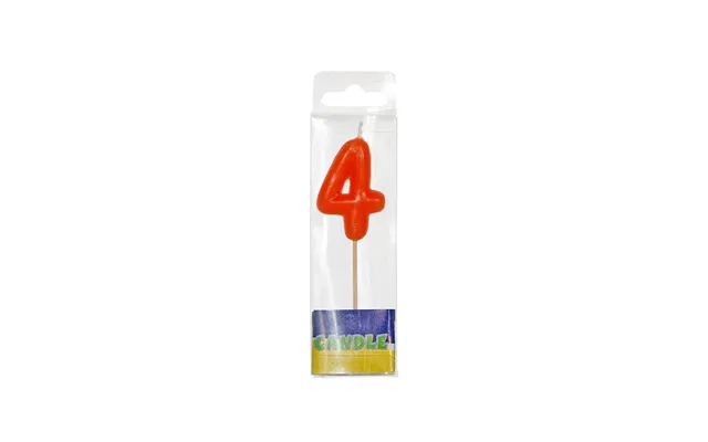 Folat Bv Luxury Birthday Candle - 4 Years