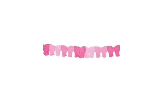 Folat Bv Paper Garland - Pink