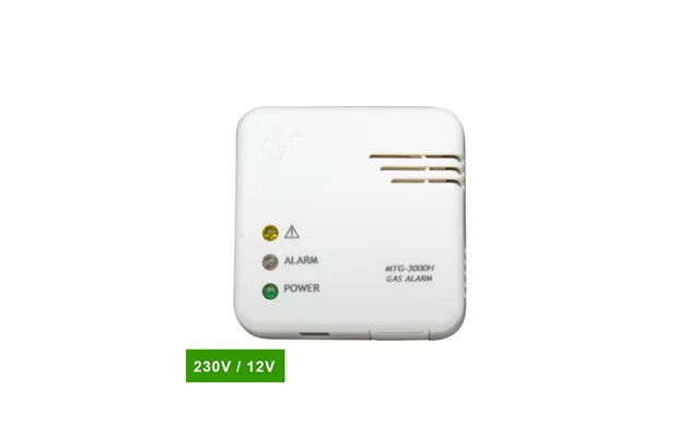 Foss Europe Life Gaslarm 230v 12v - Hvid