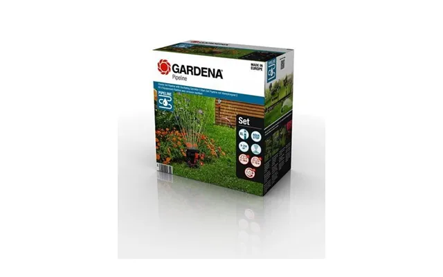Gardena Starter Set Pipeline With Oscillating Sprinkler