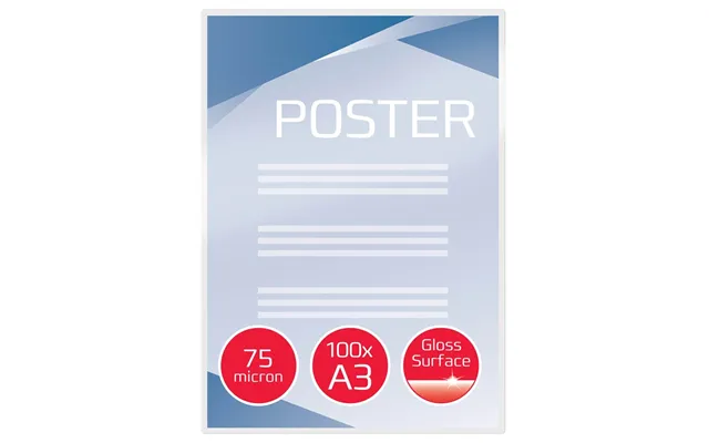 Gbc Lamineringslomme A3 75 Micron