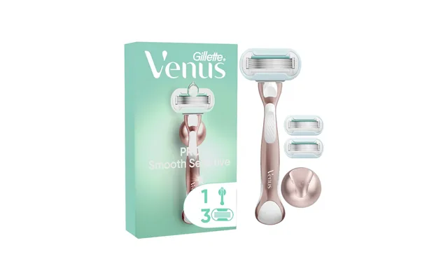 Gillette-venus Pro Smooth Sensitive Handle 3 Refills Hook