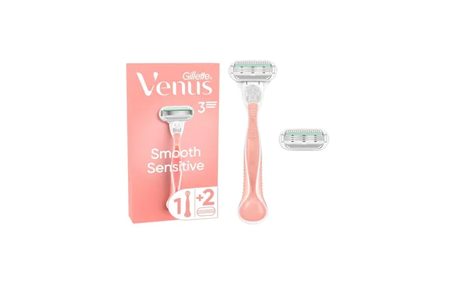 Gillette-venus Smooth Sensitive Pink Handle 2 Refills