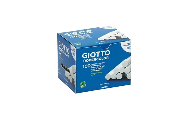 Giotto Robercolor Chalks White Box 100-pack