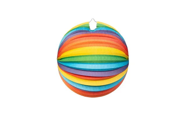 Globos Paper Lantern Round Rainbow 25cm