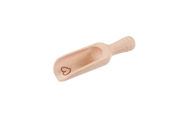 Goki Wooden Flour Scoop Heart Small 10cm