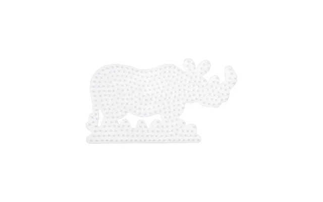Hama Ironing Beads Pegboard-rhino