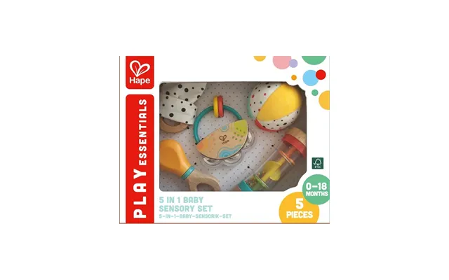 Hape 5-i-1 Baby Sanse Sæt