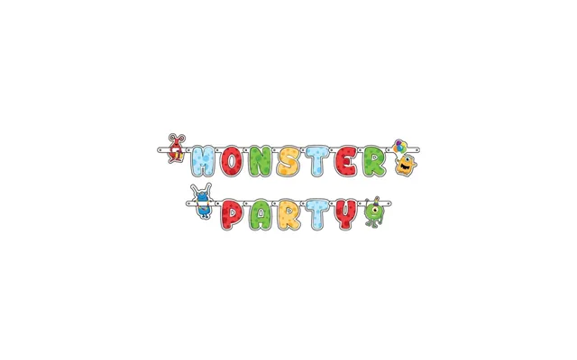 Haza Witbaard Letter Garland Monster Party