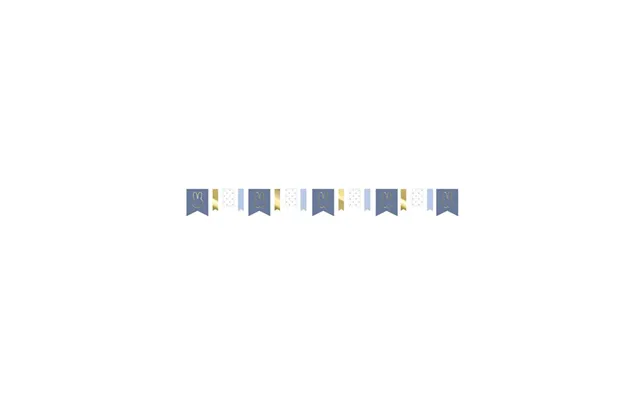 Haza Witbaard Miffy Garland Blue 4mtr.