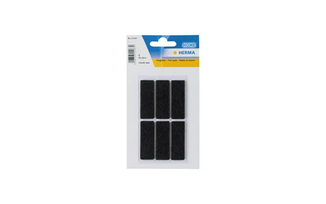 Herma Protectiv Feltpads Black 15 X 45 Mm