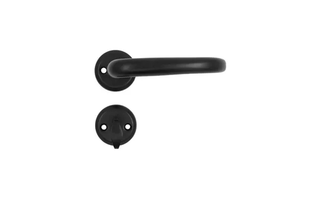 Home It Home It Door Handle Set For Exterior Door With 3 Keys Matt Black