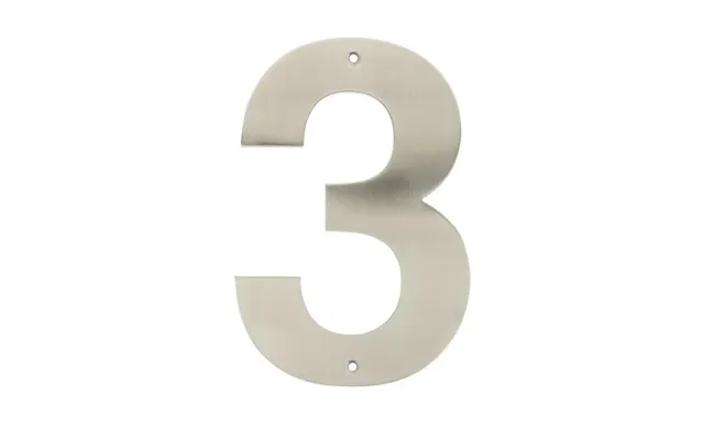 Home It House Number 3 Stainless Steel