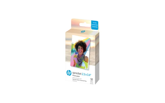 Hp Zink Paper Sprocket Select 50 Pack 2.3  × 3.4