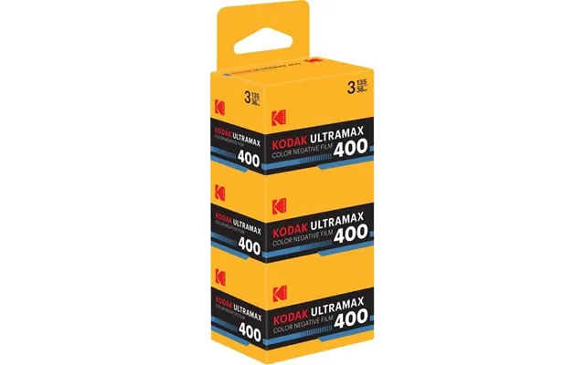 Kodak Eastman Ultramax 400 135-format - 36 Exposures 3-pack Vertical Box