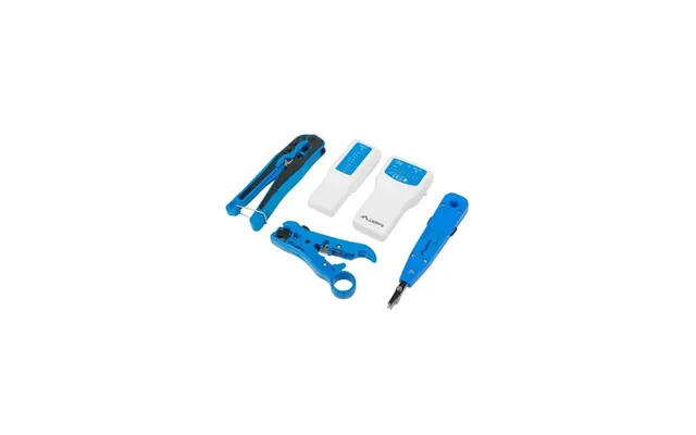Lanberg Nt-0302 Network Toolkit Rj45 Rj11 Cable Tester - Crimping Stripping Lsa-insertion Tool