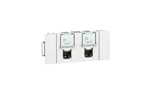 Legrand Dataudtag Mosaic K6 Ftp 2xrj45 3m Hvid