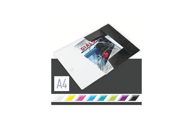 Leitz 3-klap Mappe Wow Pp A4 Sort